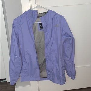 Girls NorthFace rain jacket